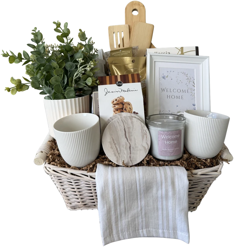 Welcome Home gift basket